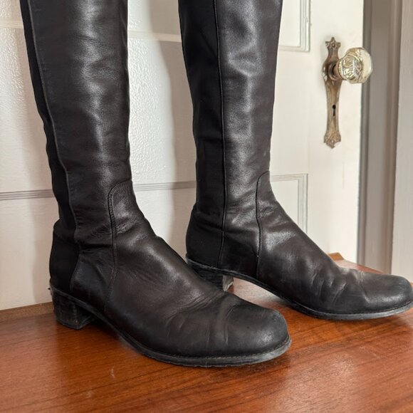 Stuart Weitzman Leather Over the knee boots - Picture 2 of 8